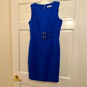 Calvin Klein Blue Pencil Dress